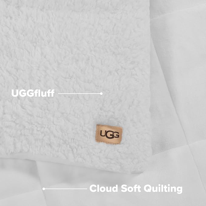 UGG Nita Throw Blanket for Couch, Fleece Blanket, Machine Washable, Soft & Cozy - Image 7