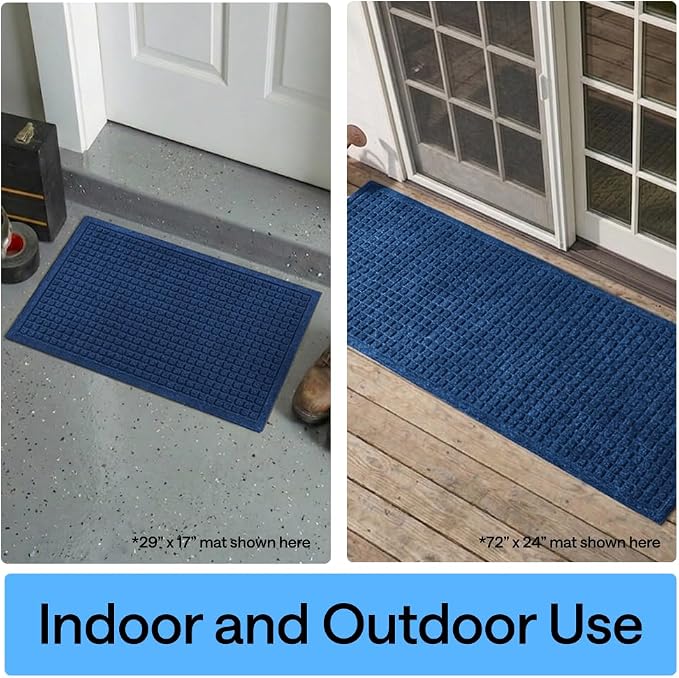GORILLA GRIP® Ultra Absorbent Front Door Mat Outside Entrance, Traps Dirt and - Image 10