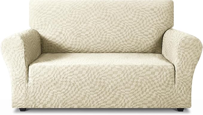 ZNSAYOTX 1 Piece Stretch Loveseat Covers by ZNSAYOTX