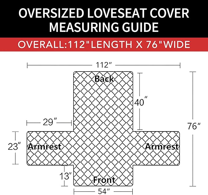 Easy-Going Reversible Couch Cover, 2 Cushion Sofa, Water Resistant Mat - Image 6
