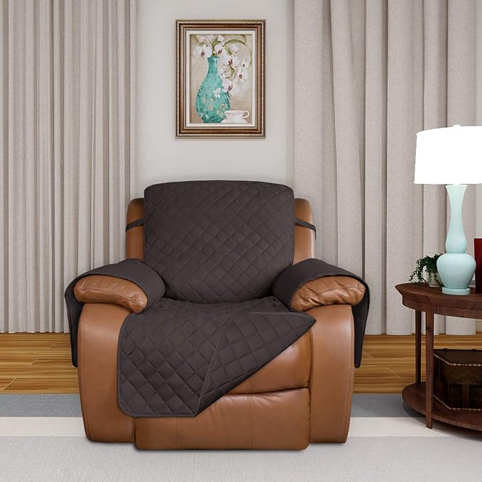 PureFit Reversible Recliner Chair Covers Couch Covers - Image 2
