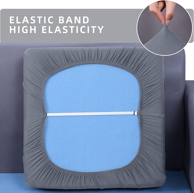 Waterproof Sectional Sofa Cushion Covers, L Shape Couch Slipcovers | L Shape - Image 5