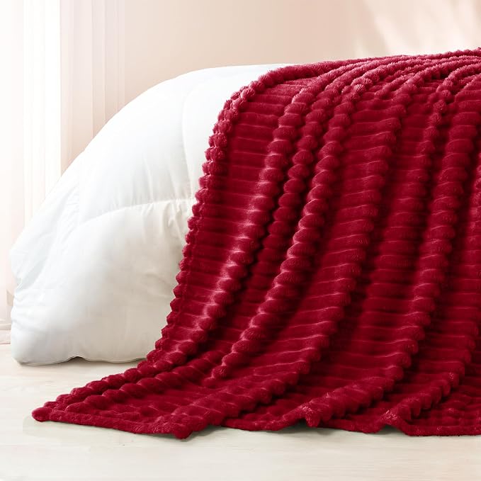 Exclusivo Mezcla Striped Queen Size Fleece Blanket - Image 6