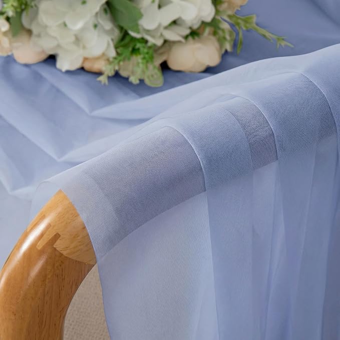 Simplebrand Rod Pocket Top Solid Voile Sheer Curtains - Image 7