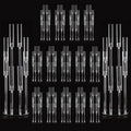 16PCS 8 Arm Arcylic Candelabra Centerpieces for Tables,Clear Candlestick Holders Decor Wedding Centerpiece with Shade for Anniversary Party Brithday candelabros para centros de mesa