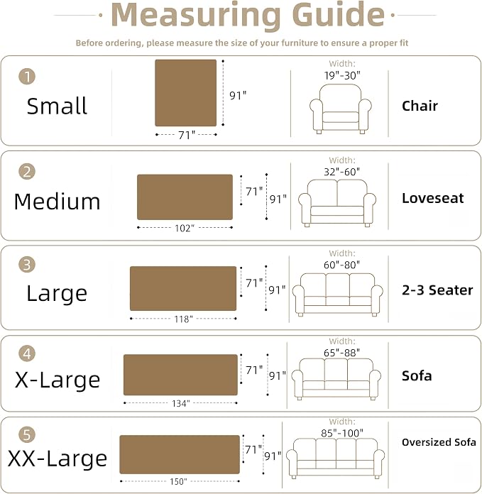 Couch Cover for Dogs Washable Sofa Cover, Sectional Couch Covers, Sofa Covers - Image 8