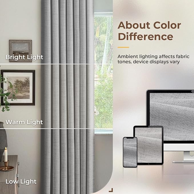 INOVADAY 100% Blackout Curtains - Image 8