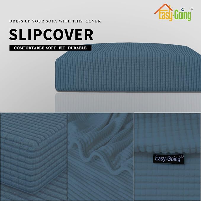Easy-Going Stretch 1 Piece Oversized Couch Cushion Cover - Image 3