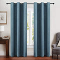 MIULEE 100% Blackout Linen Curtains by MIULEE