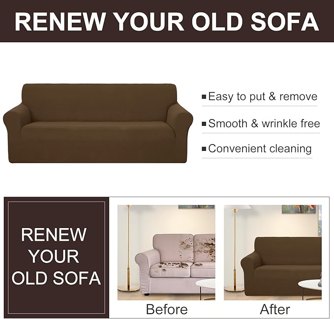 U-NICE HOME Stretch Couch Cover Slipcover - Image 5