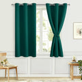 Blackout Curtains for Bedroom, Hunter Green, 38 x 54 Inch, 2 Panels | Light by Hiasan