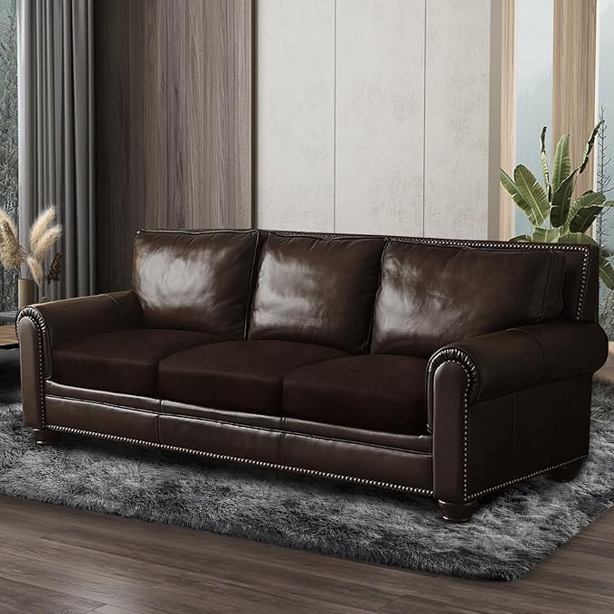 ANARACHON Leather Look Couch Cushion Covers Sofa Seat Slipcovers Sets Couches - Image 9