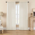 Joydeco Linen Curtains 2 Panel Set by JOYDECO
