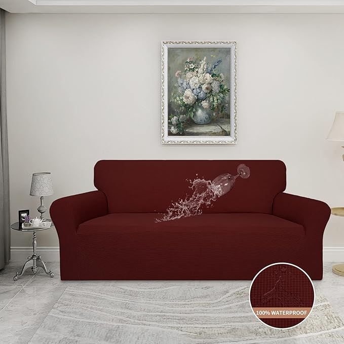 Easy-Going 100% Waterproof Couch Cover, 3 Cushion Oversized Sofa Cover | - Image 2