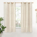 YoungsTex Linen Curtains 63 Inch Length by YoungsTex