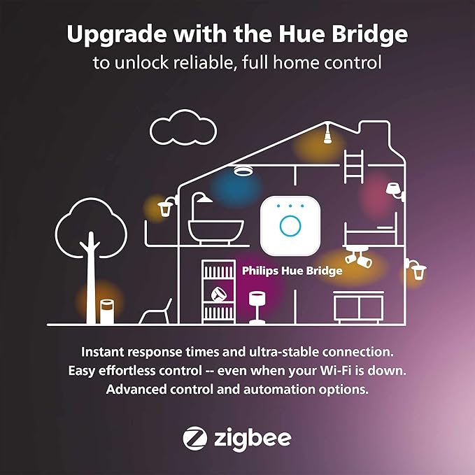 Philips Hue Play Gradient 65" Smart TV Light Strip, Flowing Color-Changing LED Strip Lights, Multicolour TV Backlight Sync with Music and Gaming, Requires Bridge & Sync Box, Control with App and Voice
