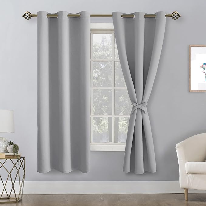 Blackout Curtains for Bedroom, 42 x 72 Inch, 2 Panels | Light Blocking - Image 8