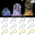 Fairy Lights Battery Operated, 12-Pack Mini String Lights, 20 LED 7ft Twinkle Firefly Small LED Lights for Craft Mason Jars Bedroom Wedding Party Table Christmas Decoration (Mix-Colored)
