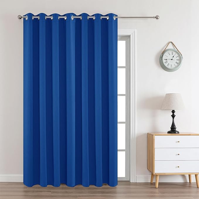 Joydeco Blackout Curtains 90 Inches Long 1 Panel, Thermal Insulated Long by JOYDECO