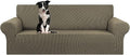 Stretch Oversized Couch Covers for Sofa Slipcover, Khaki | 1-Piece Washable by KEKUOU
