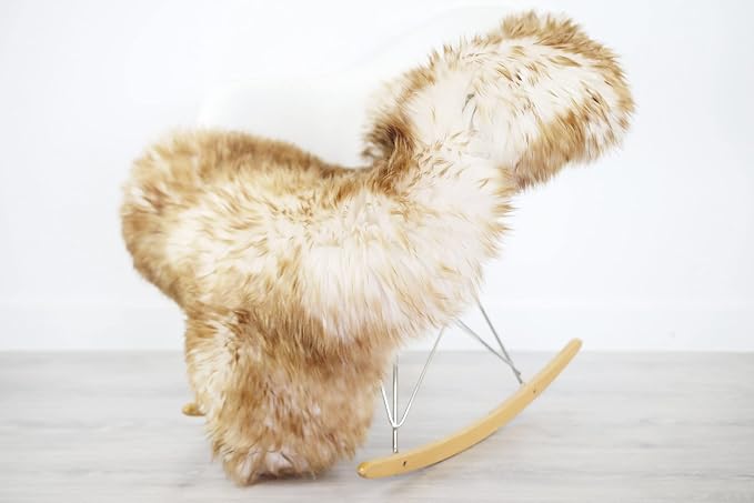 HUAHOO Premium Genuine Sheepskin Rug Real Australia Sheepskin Natural Luxury - Image 5