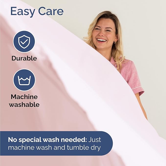 Twin 4 Piece Sheet Set - Comfy Breathable & Cooling - Ultra Soft Hotel Luxury Bedding Set w/ 8-16 Inch Deep Pockets - 1 Flat & 1 Fitted Sheet & 2 Pillowcases - Wrinkle Free & Easy Care - Lavender Pink
