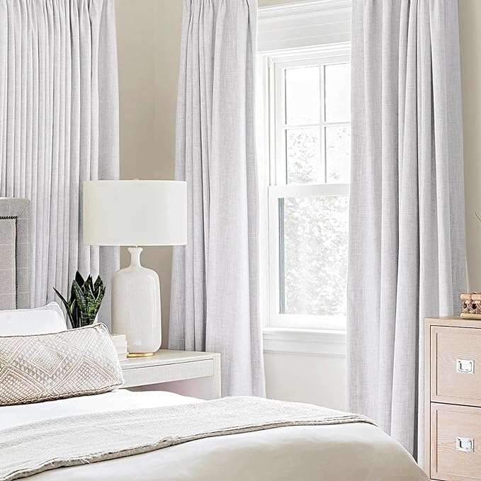 MIULEE 100% Blackout Linen Curtains - Image 2