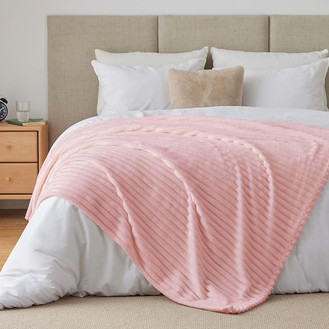 BEDELITE Ribbed Twin Blanket for Couch & Bed, Warm Yet Lightweight, Ribbed - Image 7