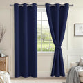 Blackout Curtains for Bedroom, 38 x 84 Inch, 2 Panels | Thermal Insulated & by Hiasan