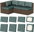 8Pcs Outdoor Cushion Covers, Stretch Patio Furniture Couch Chair Slipcovers | by VORSHAPE
