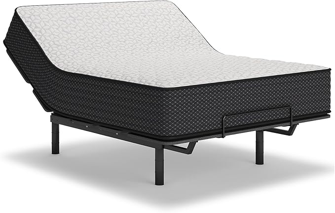 Signature Design by Ashley Limited Edition Firm 12 Inch Hybrid Mattress with Gel Memory Foam and Edge Support for Cool Sleep and Pressure Relief, Queen, Fiberglass Free, Mattress In A Box