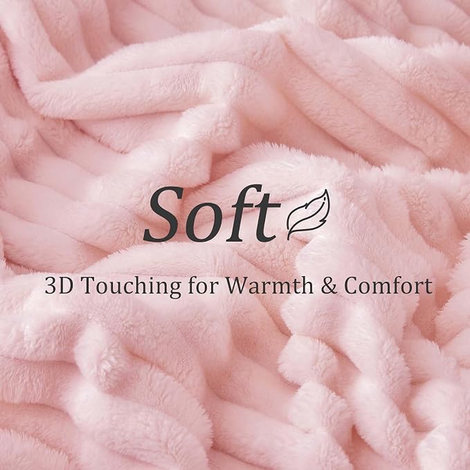 BEDELITE Ribbed Twin Blanket for Couch & Bed, Warm Yet Lightweight, Ribbed - Image 5