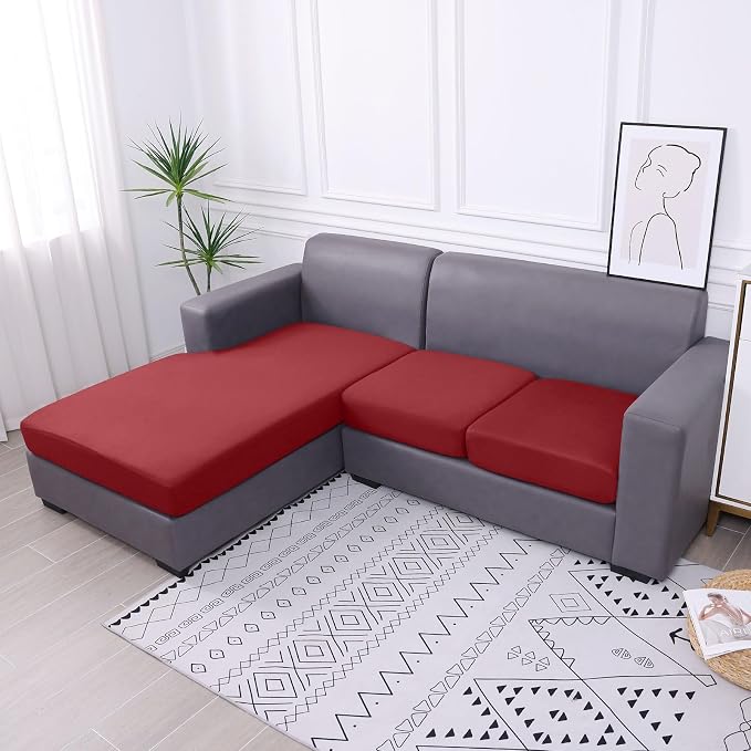 Waterproof Sectional Sofa Cushion Covers, L Shape Couch Slipcovers | L Shape - Image 7