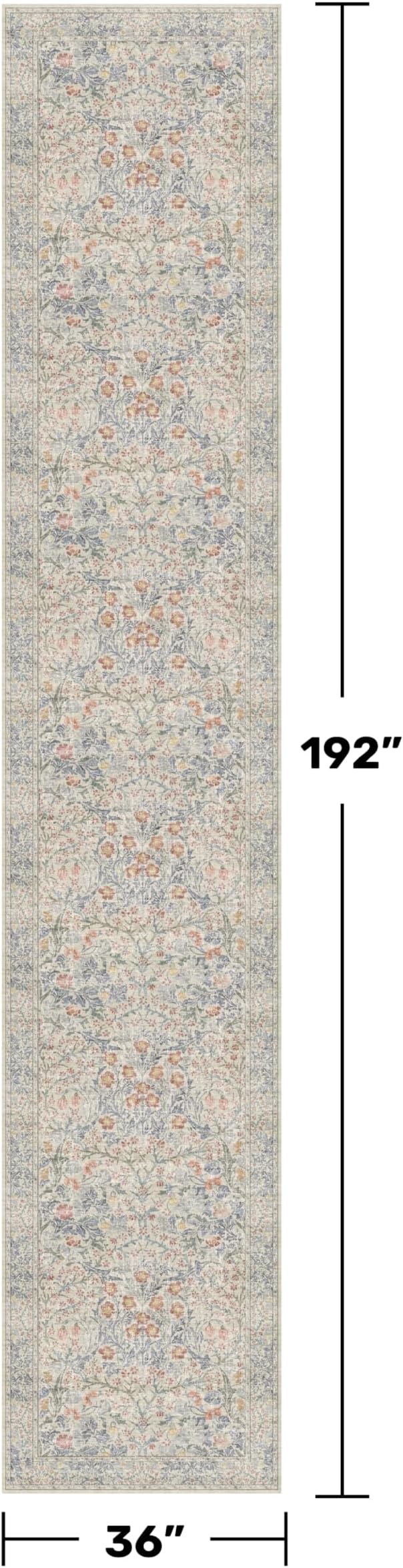 Boho 3x16 Wide Hallway Runner - Image 2
