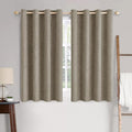 MIULEE 100% Blackout Linen Curtains by MIULEE