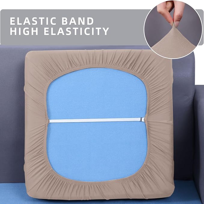 Waterproof Sectional Sofa Cushion Covers, L Shape Couch Slipcovers | L Shape - Image 5