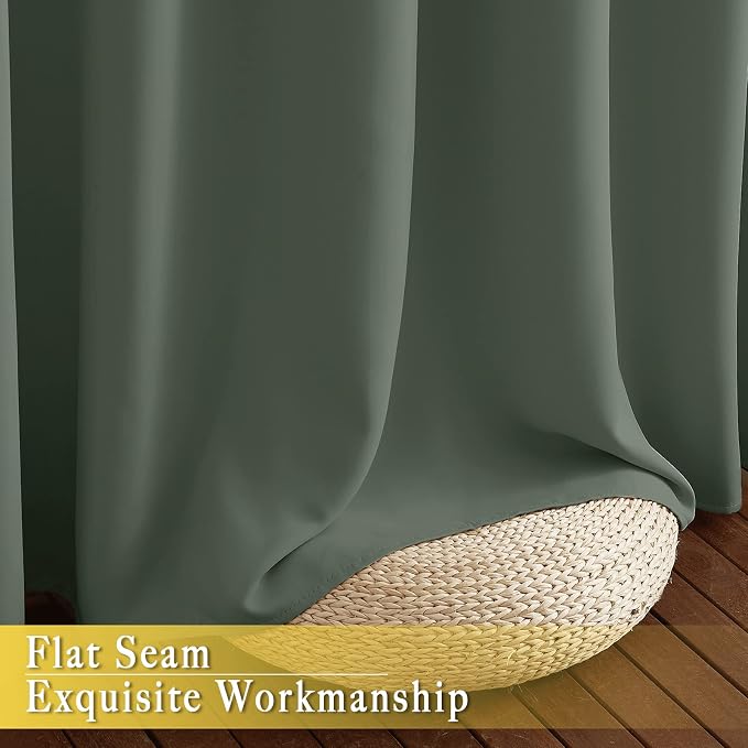NICETOWN Blackout Curtain 63 inch Length - Image 5