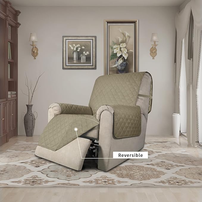 Easy-Going Reversible Couch Cover, Recliner 22 in, Water Resistant Furniture Mat - Image 2