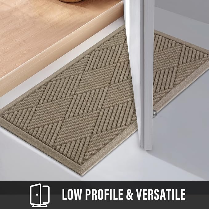 Sturdy Front Door Mat, Absorbent Muddy Dirt Resist Welcome Door Mats Outdoor - Image 5