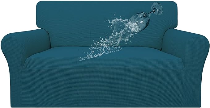 Easy-Going 100% Waterproof Loveseat Couch Cover Stretch Jacquard Sofa Cover | by Easy-Going