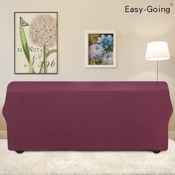 Easy-Going Stretch Oversized Sofa Couch Slipcover Washable ASH Rose | 1-Piece - Image 4