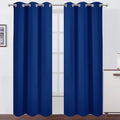 Blackout Curtains 38 x 84 inch/Royal Blue Curtains Set of 2 Panels/Thermal by Lemomo