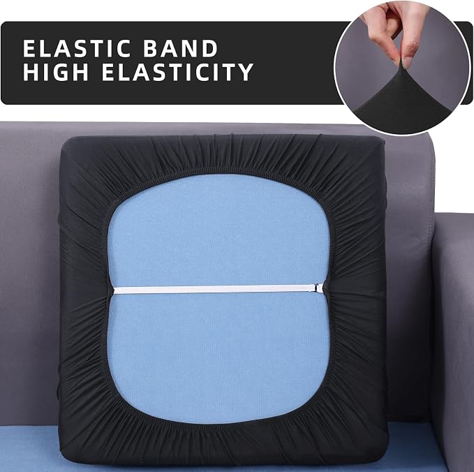Waterproof Sectional Sofa Cushion Covers, L Shape Couch Slipcovers | L Shape - Image 5