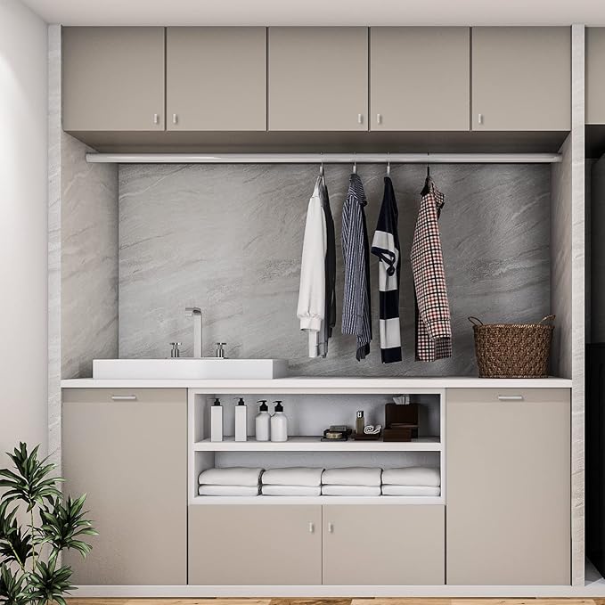 Ravinte 3 Pack Brushed Nickel Kitchen Cabinet Handles Single Hole Cabinet Pulls Square Kitchen Hardware for Cabinet Drawer Pulls Drawer Handles Come with Screwdriver