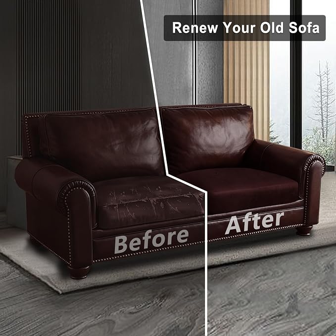 ANARACHON Leather Look Couch Cushion Covers Sofa Seat Slipcovers Sets Couches - Image 7