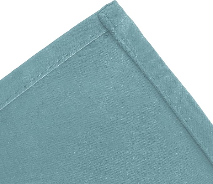 Stone Blue Blackout Curtains/38 x 54 Inch/Set of Two Panels Grommet Living Room - Image 7