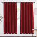 NICETOWN Burgundy Red Blackout Curtains by NICETOWN