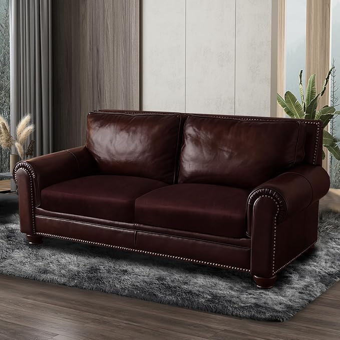 ANARACHON Leather Look Couch Cushion Covers Sofa Seat Slipcovers Sets Couches - Image 8