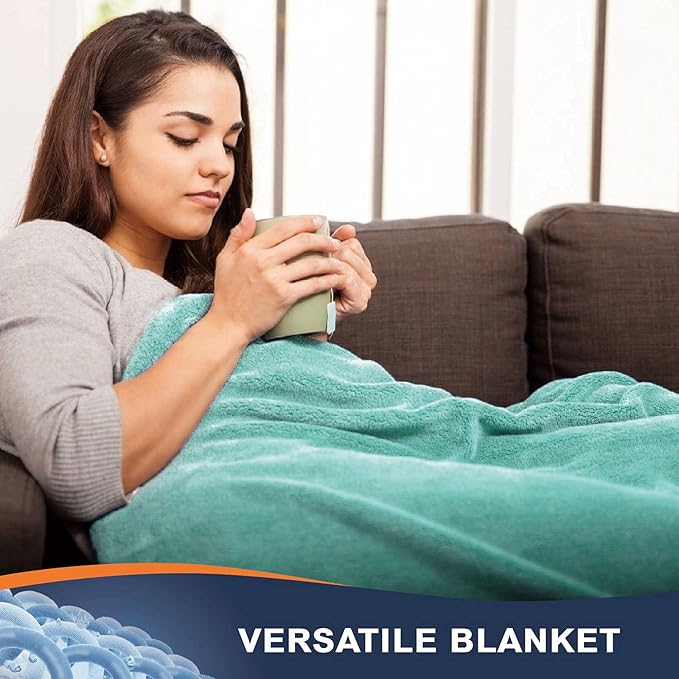 Walensee Fleece Blanket Plush Throw Fuzzy Lightweight (Twin Size 60x80 Light Blue) Super Soft Microfiber Flannel Blankets for Couch, Bed, Sofa Ultra Luxurious Warm and Cozy for All Seasons