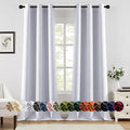 MIULEE Blackout Curtains for Bedroom 2 Panels 40x96 Inch Long Greyish White | by MIULEE